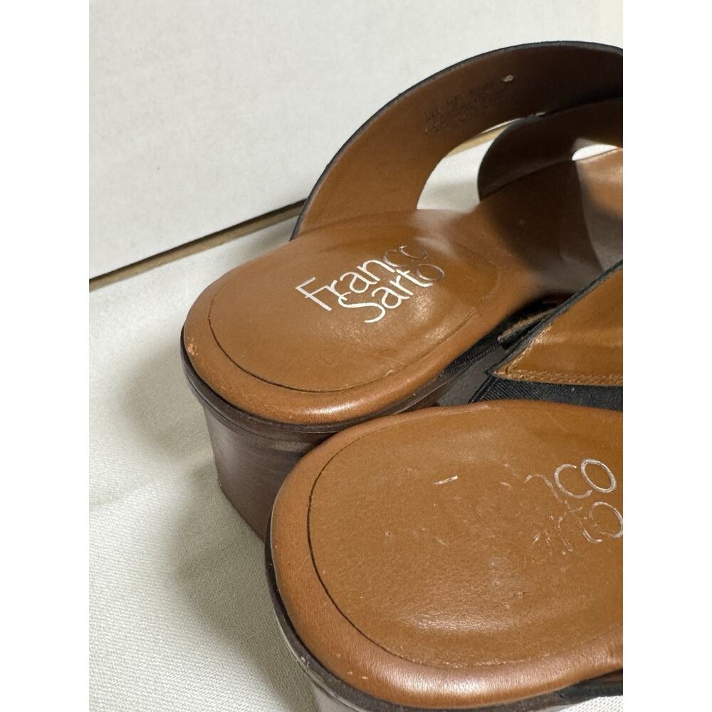 Franco Sarto Black Safia Sandal Shoe Size 8 M - Picture 7 of 10